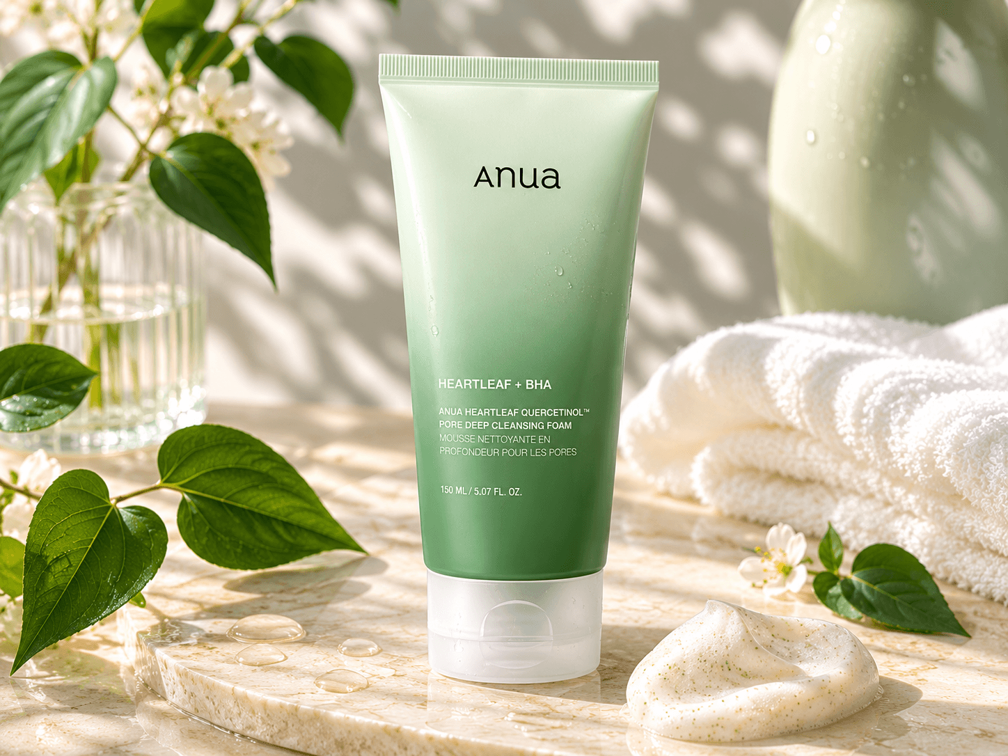 Anua Heartleaf Quercetinol Pore Deep Cleansing Foam, Face wash